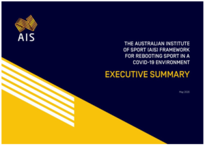 AUSTRALIAN INSTITUTE of SPORT - Framework for Rebooting Sport
